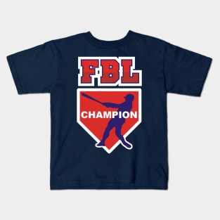 FBL Champion | Fantasy Baseball League Kids T-Shirt